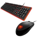 TASTIERA+MOUSE GAMING USB COUGAR 37DEAXNMB DEATHFIRE GEAR COMBO GAMING LED 7 COLORI HYBRID MECHANICAL + MOUSE