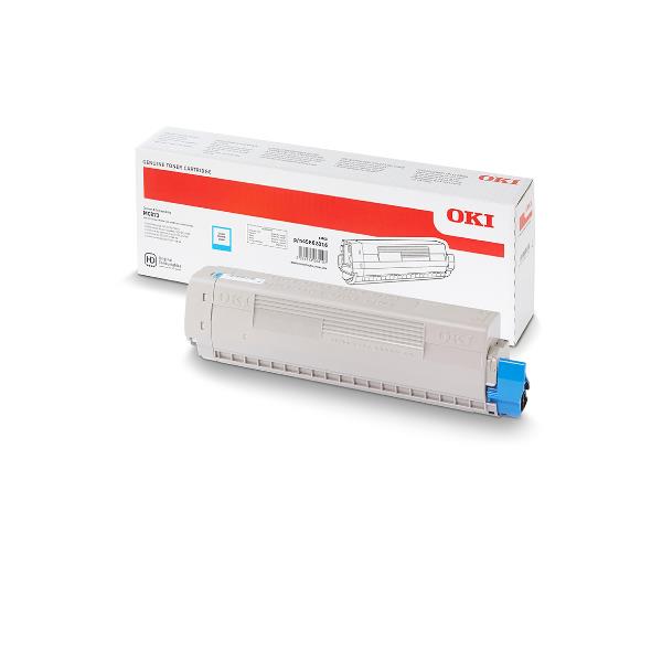 TONER OKI MC873 COLORE CIANO DURATA 10000 PAGINE