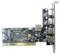 SCHEDA LINDY PCI - ATTACCO ESTERNO 4 PORTE USB