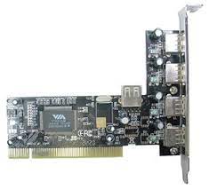 SCHEDA LINDY PCI - ATTACCO ESTERNO 4 PORTE USB