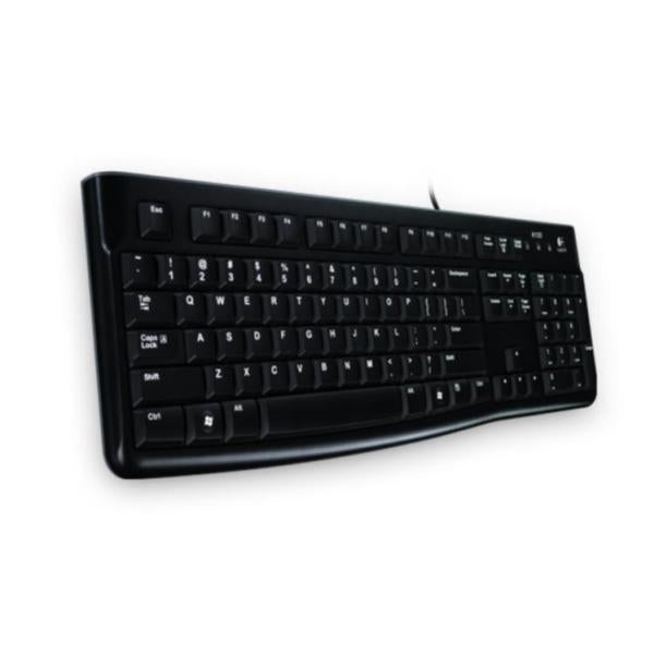 TASTIERA K120 LOG BLACK USB SLIM RETAIL LOGITECH