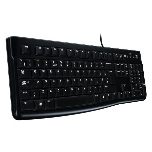 TASTIERA LOGITECH K120 USB COLORE BLACK